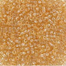 Miyuki delica Perlen 11/0 - Gold luster light smoky topaz DB-101